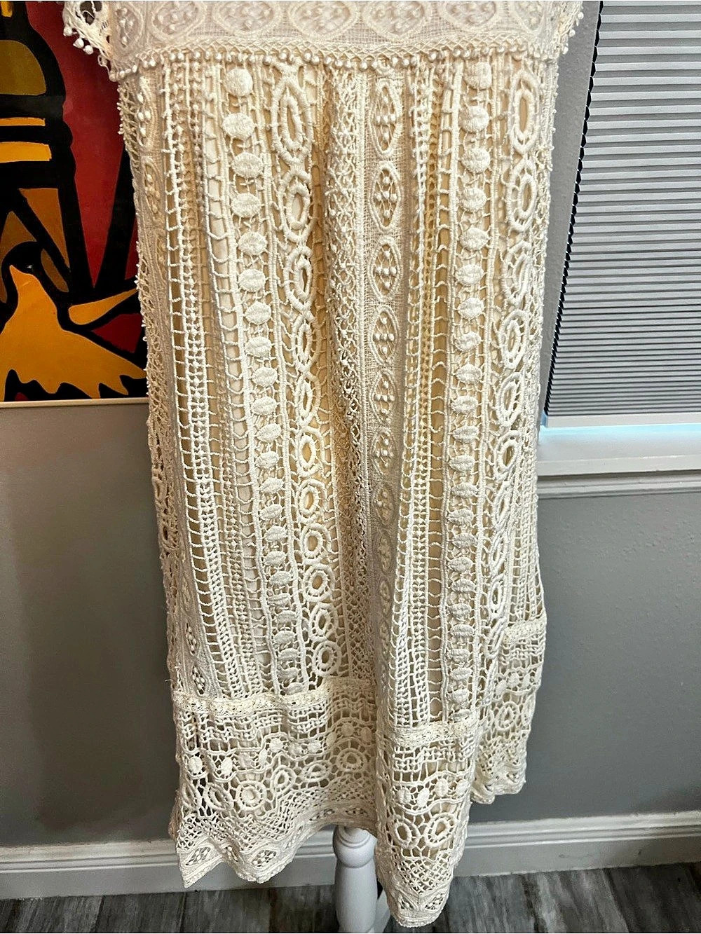MAEVE by ANTHROPOLOGIECrochet Tunic Dress in
Sand Sable small - Picture 4 of 9